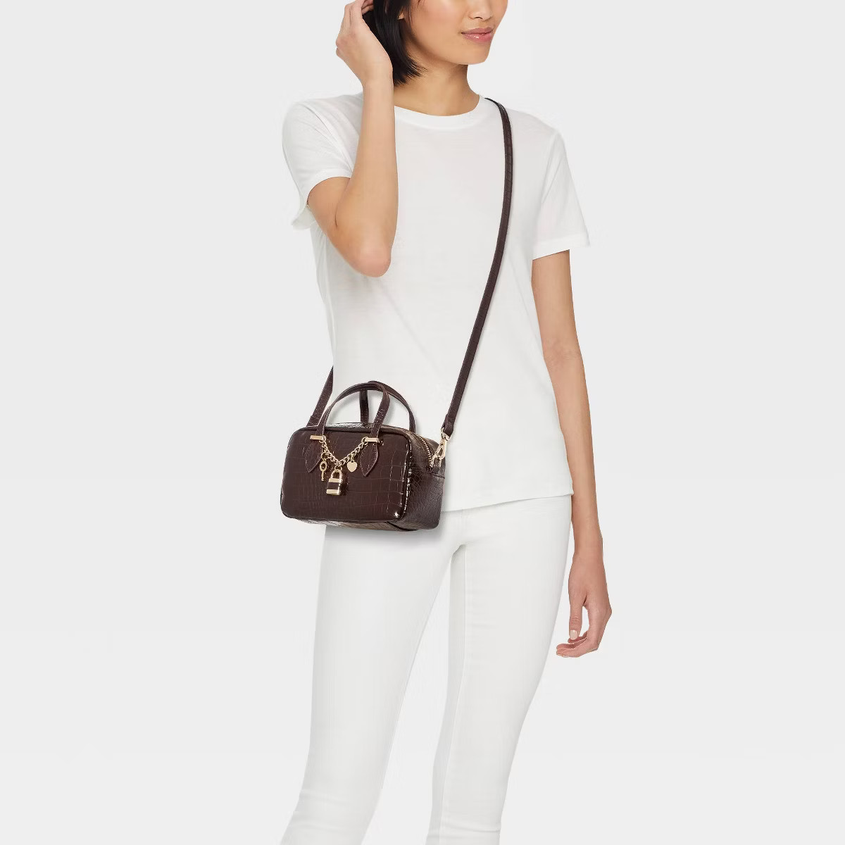 Small Satchel Crossbody Bag - A New Day™ Brown | Target