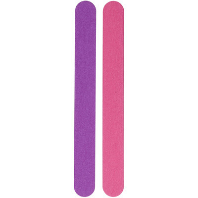 6 Purple manicure wood backed files 12 cm + 6 free pink files | Shoppers Drug Mart - Beauty