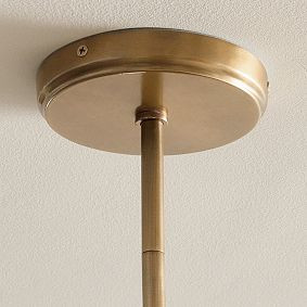 Classic Leather Semi Flushmount | Pottery Barn Teen