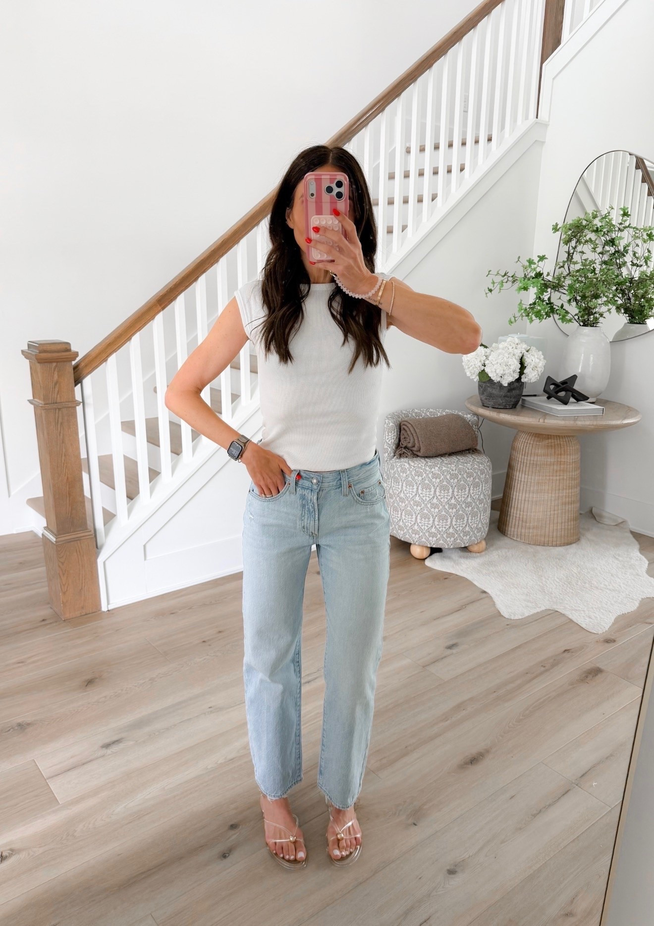 My most worn jeans, Pistola lexi jeans. Use code ANNAB20 for 20% off $100+ order.