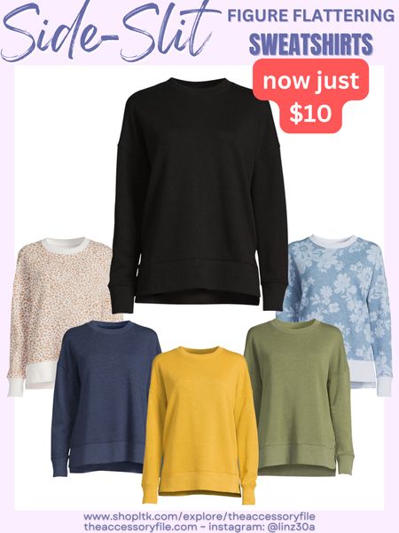 Flattering pullover sweatshirts for women. I LOVE these. I have SEVERAL. I get small, as they are still a relaxed fit. If you go up a size, it will be oversized for sure. Legging friendly! 

Affordable fashion, comfortable, pullover, sweatshirt, Walmart finds, Walmart fashion, winter outfits, winter looks, winter fashion 

#blushpink #winterlooks #winteroutfits #winterstyle #winterfashion #wintertrends #shacket #jacket #sale #under50 #under100 #under40 #workwear #ootd #bohochic #bohodecor #bohofashion #bohemian #contemporarystyle #modern #bohohome #modernhome #homedecor #amazonfinds #nordstrom #bestofbeauty #beautymusthaves #beautyfavorites #goldjewelry #stackingrings #toryburch #comfystyle #easyfashion #vacationstyle #goldrings #goldnecklaces #fallinspo #lipliner #lipplumper #lipstick #lipgloss #makeup #blazers #primeday #StyleYouCanTrust #giftguide #LTKRefresh #LTKSale #springoutfits #fallfavorites #LTKbacktoschool #fallfashion #vacationdresses #resortfashion #summerfashion #summerstyle #rustichomedecor #liketkit #highheels #Itkhome #Itkgifts #Itkgiftguides #springtops #summertops #Itksalealert #LTKRefresh #fedorahats #bodycondresses #sweaterdresses #bodysuits #miniskirts #midiskirts #longskirts #minidresses #mididresses #shortskirts #shortdresses #maxiskirts #maxidresses #watches #backpacks #camis #croppedcamis #croppedtops #highwaistedshorts #goldjewelry #stackingrings #toryburch #comfystyle #easyfashion #vacationstyle #goldrings #goldnecklaces #fallinspo #lipliner #lipplumper #lipstick #lipgloss #makeup #blazers #highwaistedskirts #momjeans #momshorts #capris #overalls #overallshorts #distressesshorts #distressedjeans #whiteshorts #contemporary #leggings #blackleggings #bralettes #lacebralettes #clutches #crossbodybags #competition #beachbag #halloweendecor #totebag #luggage #carryon #blazers #airpodcase #iphonecase #hairaccessories #fragrance #candles #perfume #jewelry #earrings #studearrings #hoopearrings #simplestyle #aestheticstyle #designerdupes #luxurystyle #bohofall #strawbags #strawhats #kitchenfinds #amazonfavorites #bohodecor #aesthetics 

#LTKsalealert #LTKstyletip #LTKGiftGuide