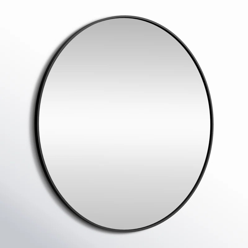 Sabine Metal Round Wall Mirror | Wayfair North America