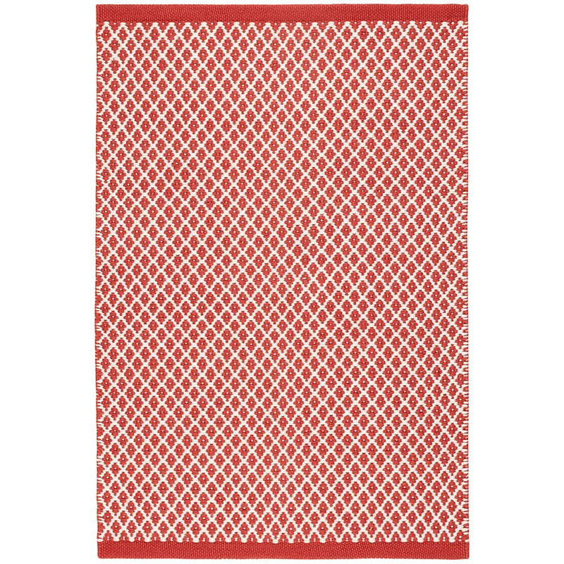 Mainsail Red Handwoven Indoor/Outdoor Rug | Annie Selke