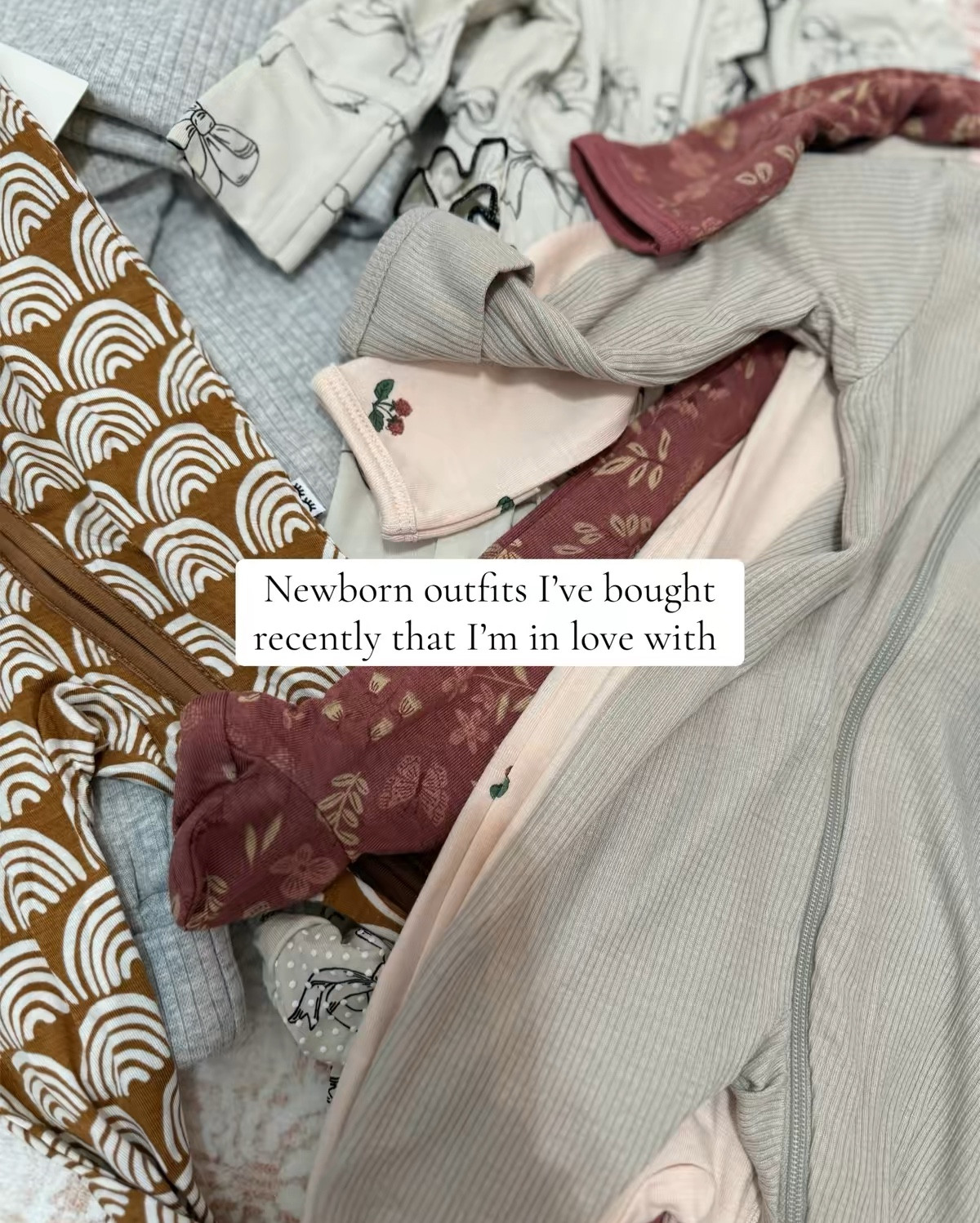 Recent newborn outfits purchases I’ve been LOVING!! 👶🏻 

Caden Lane doesn’t sell the exact black & white bow onesie anymore but I attached a similar one that is just as cute! 

#LTKBaby #LTKKids #LTKBump