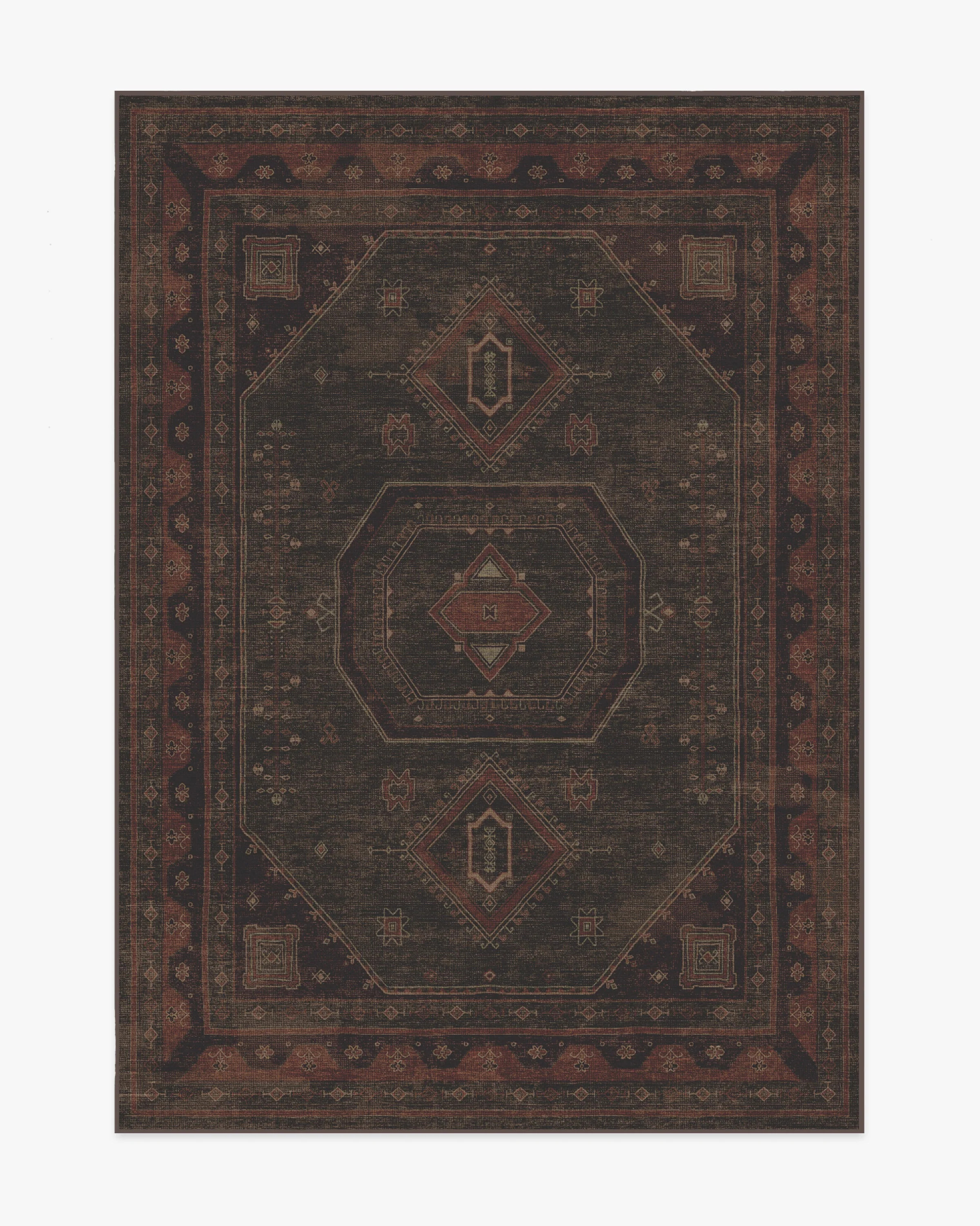 Shira Bordeaux Flatwoven Rug | Ruggable