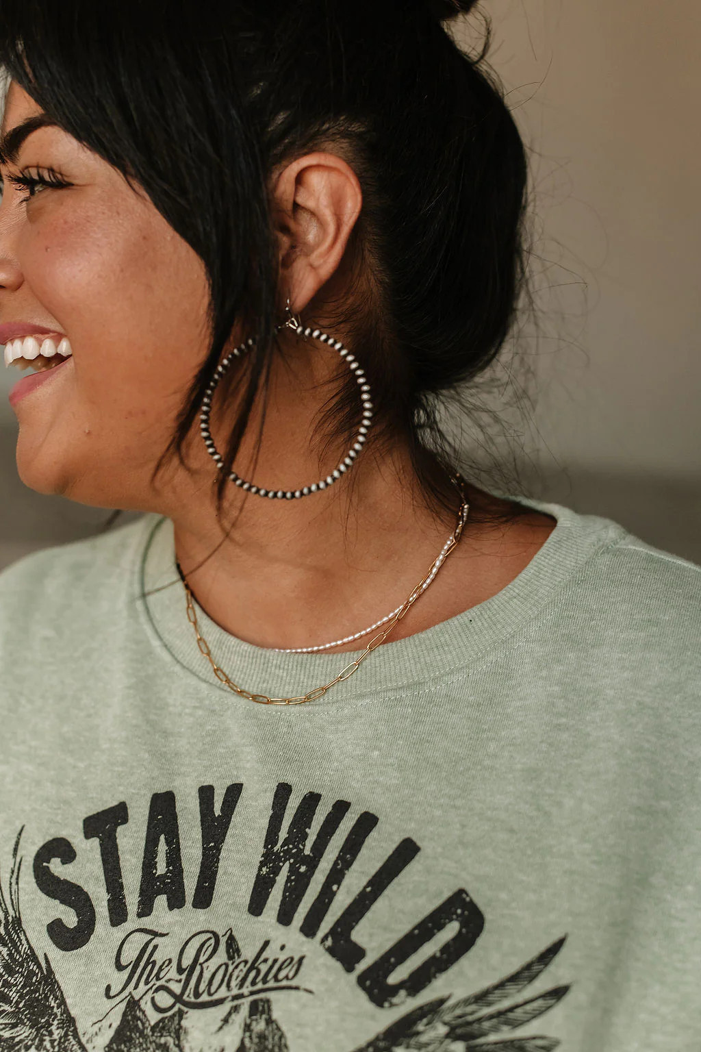 Beaded Hoop Earrings | Mindy Mae's Market