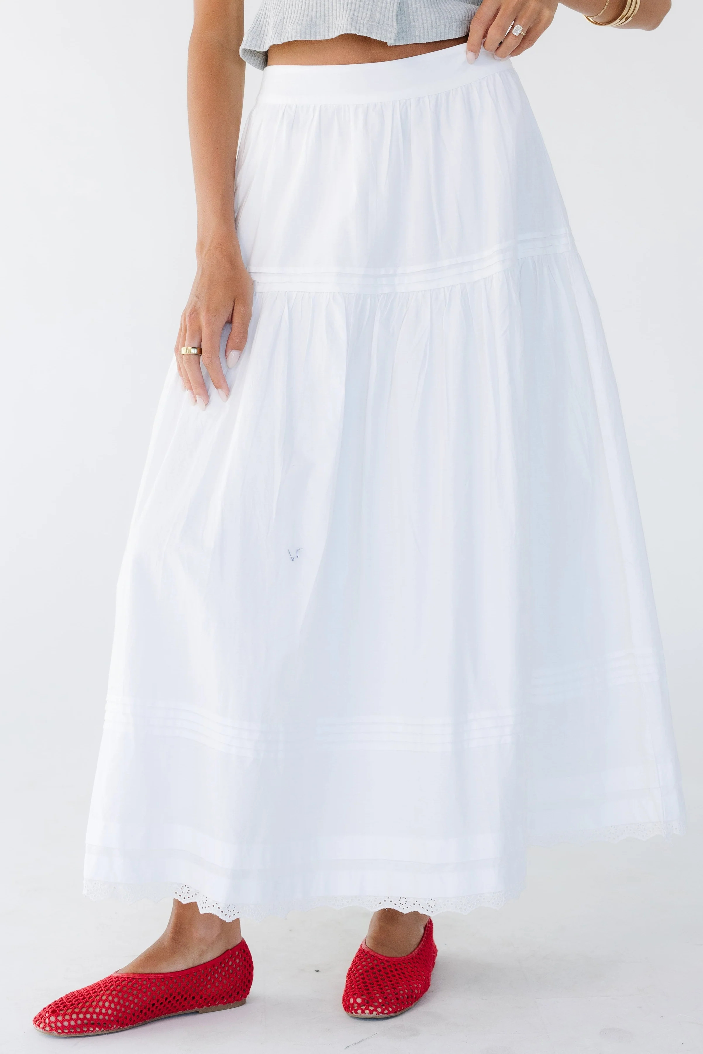 Modest Citrus Poplin Skirt | Called To Surf