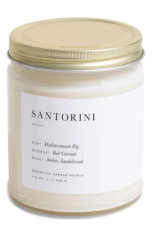BROOKLYN CANDLE STUDIO Santorini Jar Candle in White at Nordstrom | Nordstrom