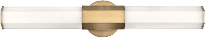 Hinkley Facet Collection 26" Integrated LED 32W Bathroom Vanity Light Fixture with Etched Glass, ... | Amazon (US)