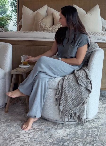 Fall fit/ cozy fall outfit/ look for less/ amazon find / accent chair / bouclé accent chair/ Chita accent chair / Arhaus bed frame / neutral, bedding/neutral duvet/pottery, barn bedding

#LTKstyletip #LTKhome #LTKSeasonal