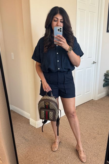 This is the perfect summer outfit. Linen set from Jcrew and these gorgeous Mary Jane flat ballet slippers are a great replacement to sandals in the summer. 

Jcrew outfit / summer must have / mini backpack / travel outfit / size 10 outfit / size 12 outfit / casual summer outfit / 4th of July outfit / Gucci backpack 

#LTKSeasonal #LTKItBag #LTKMidsize