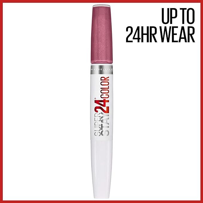 Maybelline SuperStay 24 2-Step Liquid Lipstick Makeup, Perpetual Plum, 1 kit | Amazon (US)