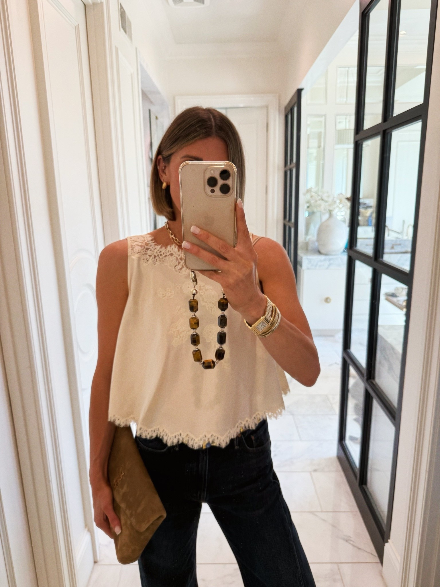 OOTD! I linked my DÔEN top in green plus a few similar options. So many ways to style these dark wash jeans!

#LTKootd #LTKSeasonal