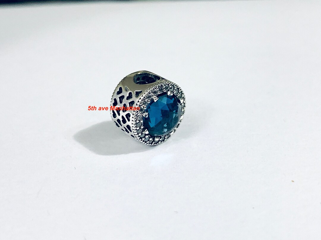 Authentic Pandora Charms, Pandora Radiant BLUE Charm Bead, Pandora Authentic Bracelet, Charms for... | Etsy (US)