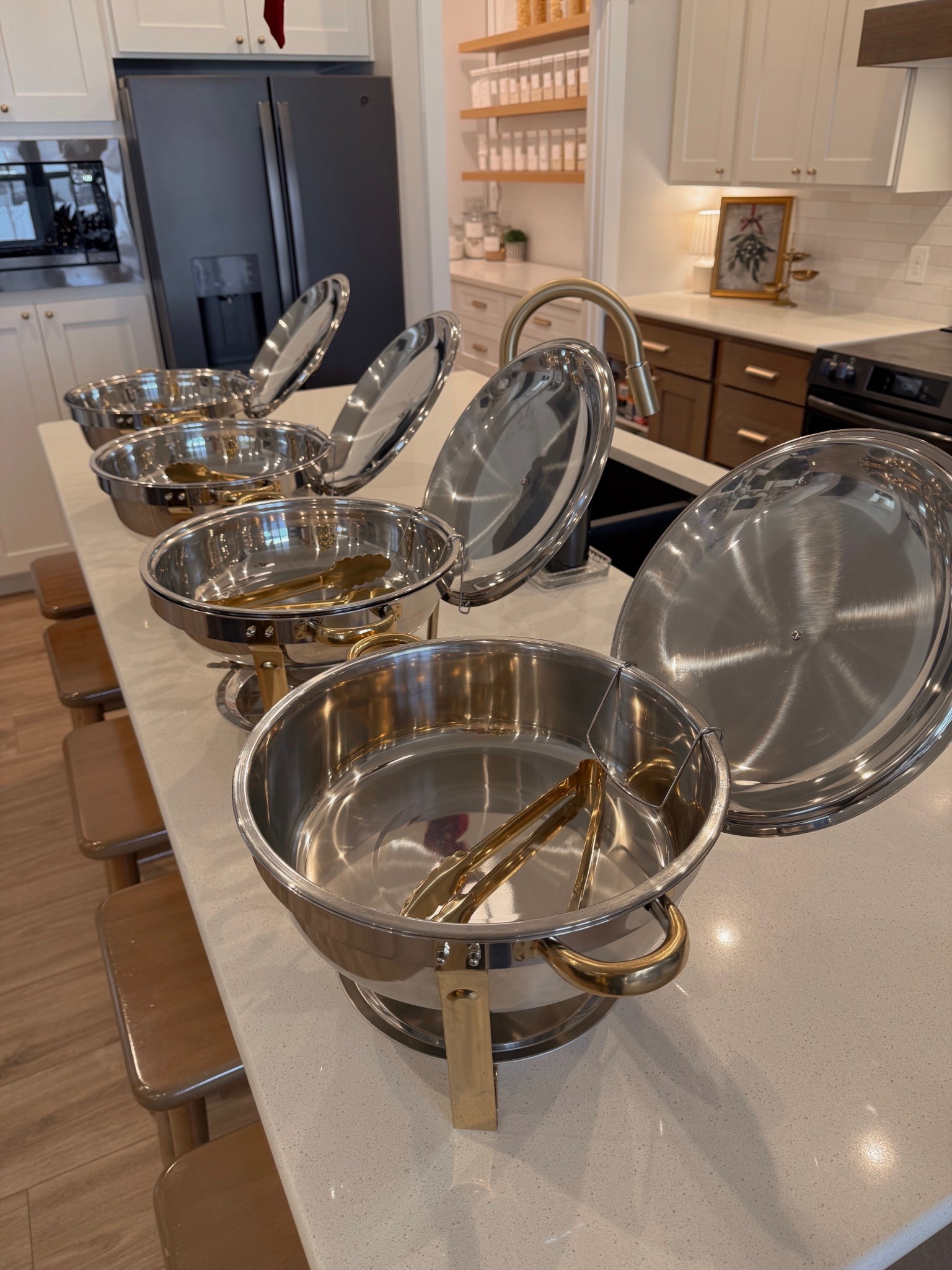 I’m obsessed with these gorgeous chafing dishes. I’ve had them for about a year, have used them multiple times, and they hold up so well. They elevate every gathering and make serving so easy. Truly one of my favorite entertaining pieces.


chafing dishes, hosting essentials, kitchen serving pieces, holiday entertaining, party buffet setup, home entertaining, hostess favorites, kitchen finds

#LTKHoliday #LTKCyberWeek #LTKGiftGuide
