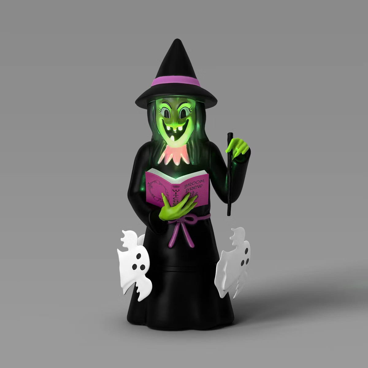 16.14" Light and Sound Witch Figural Halloween Decorative Prop Black - Hyde and EEK! Boutique™ | Target
