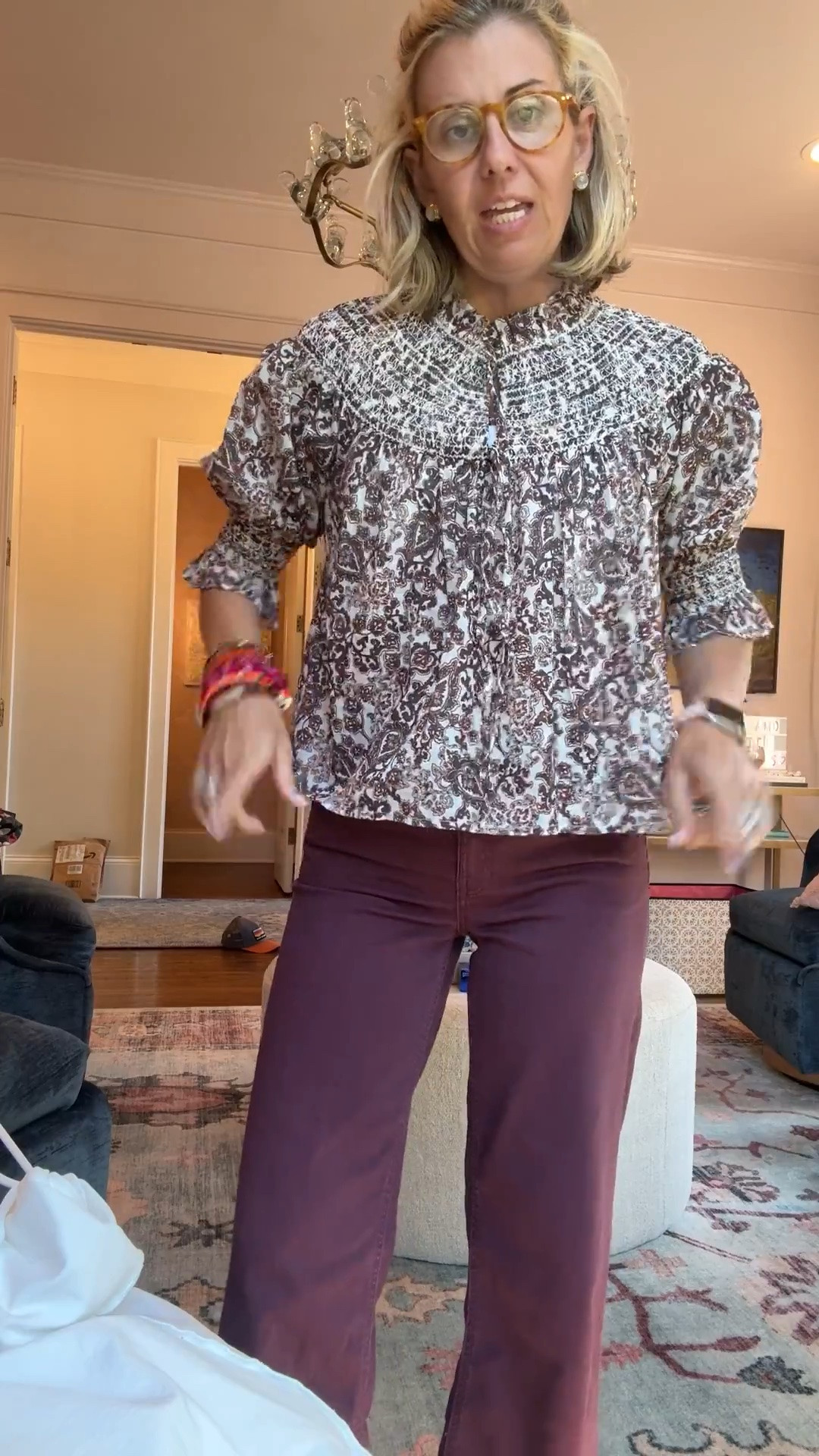 This Hill House top and selling out fast! I bought it as I said, but wear it with other pieces and it’s absolutely adorable. I’m in xs top and 26P jeans.

#LTKdayinmylife #LTKootd #LTKmomlife