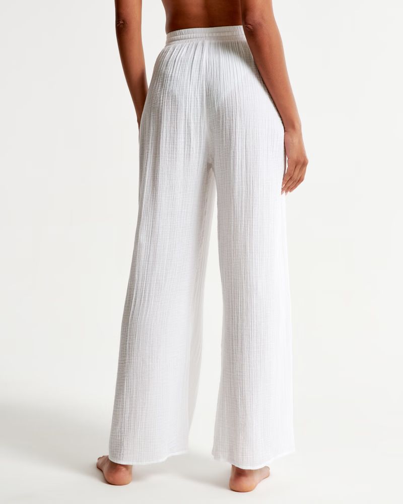 Gauzy Beach Coverup Pant | Abercrombie & Fitch (US)