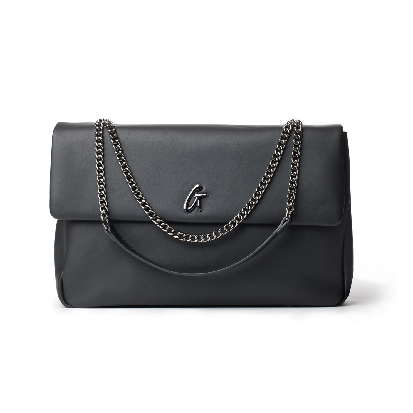 XL STANDARD FLAP BAG - BLACK | Glam-Aholic Lifestyle