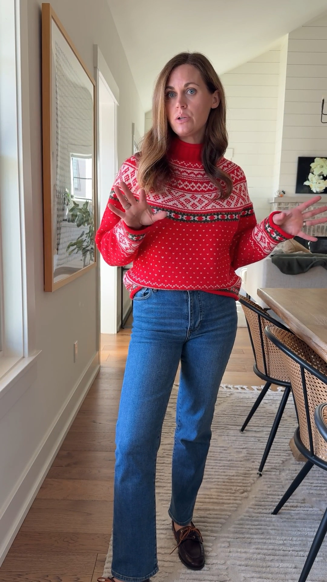 Sweater size XS
Jeans size 25

#LTKHoliday #LTKootd #LTKCyberWeek