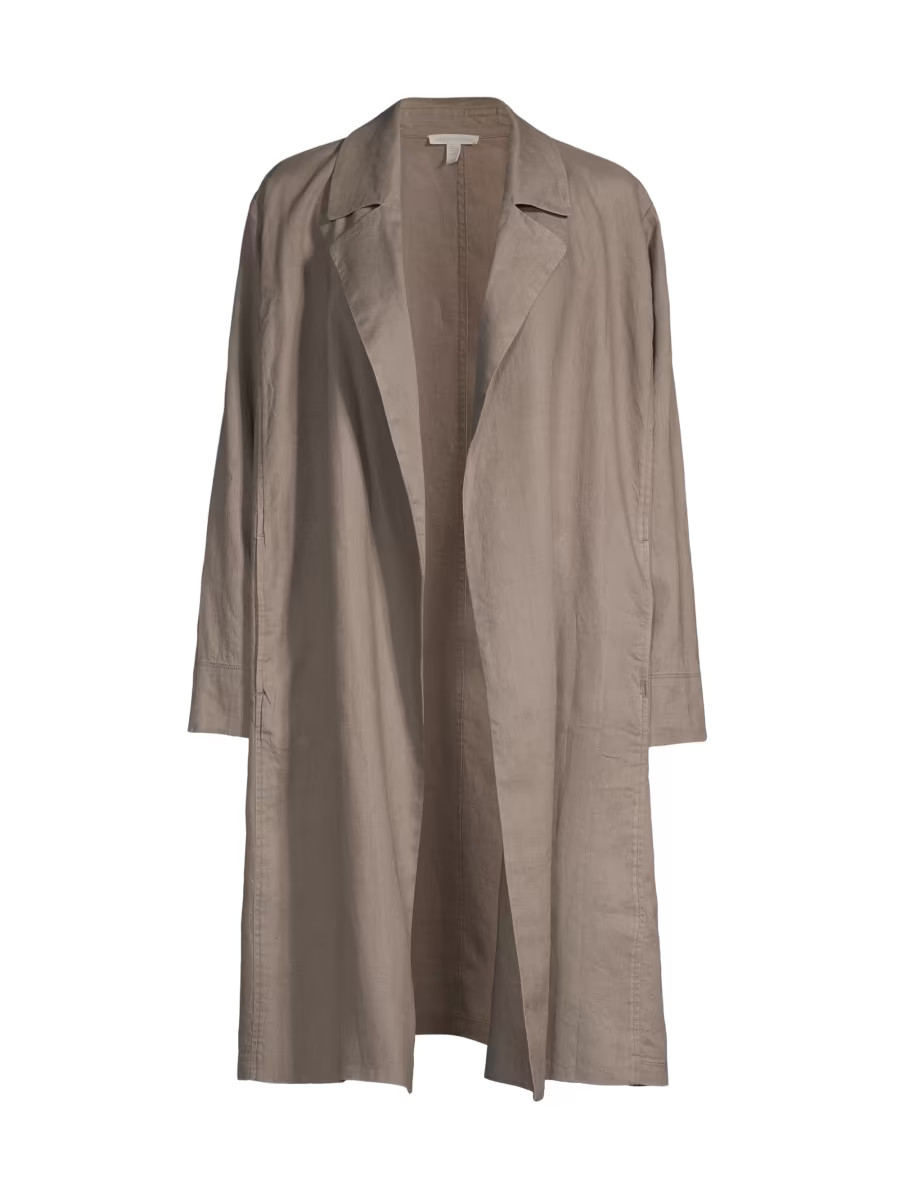 Linen Trench Coat | Saks Fifth Avenue