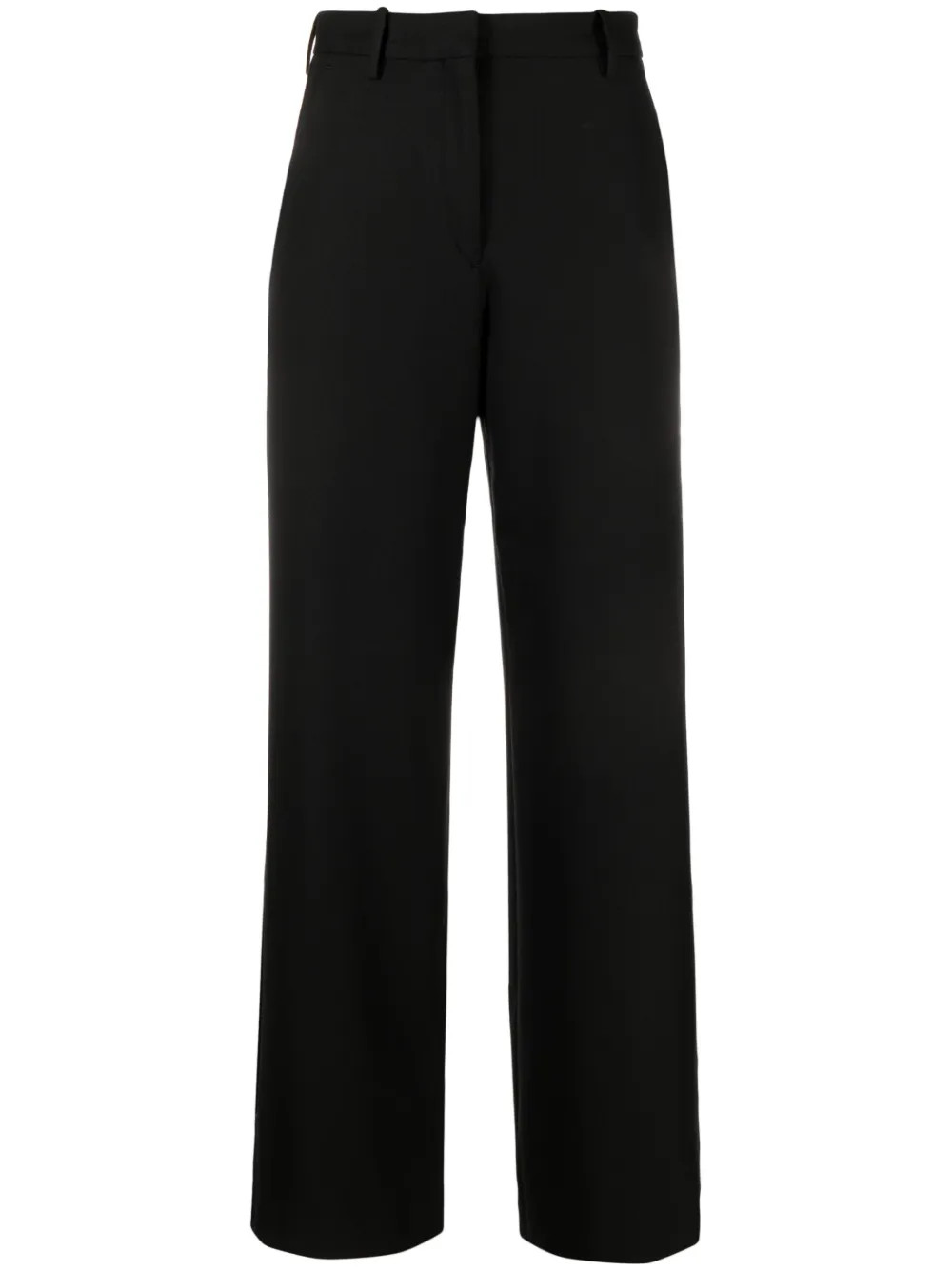 Maje high-waist Flared Trousers | Black | FARFETCH | Farfetch Global