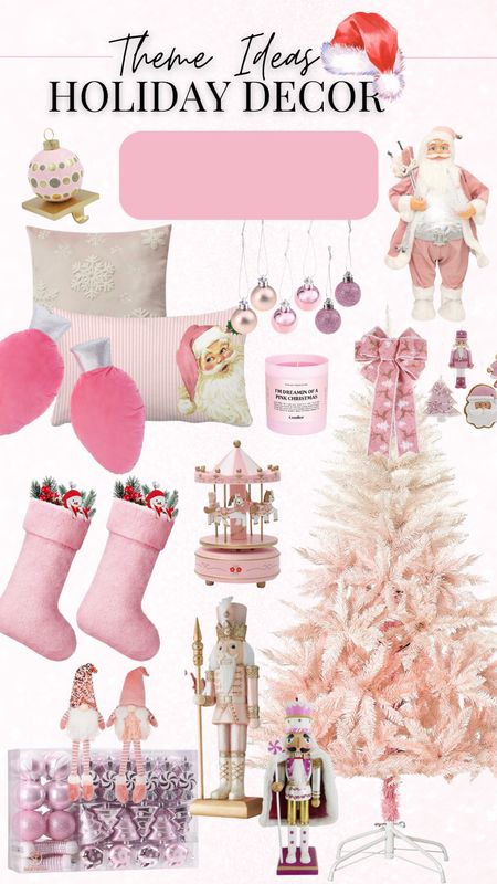 Pink Christmas decor!!! Love these pink tones! #christmas #christmasdecor #holidaydecor #pink #home #holiday

#LTKHoliday #LTKSeasonal #LTKhome