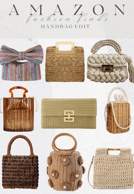 Amazon spring summer handbags! 

#LTKSeasonal #LTKfindsunder50 #LTKitbag