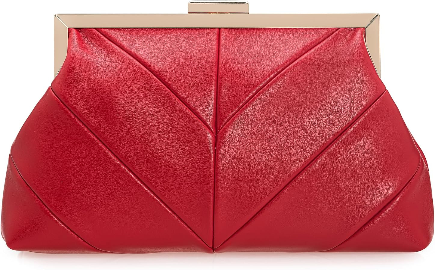 PU Clutch Purse for Women Dressy Evening Bag Formal Handbag for Wedding, Prom, Cocktail Party | Amazon (US)