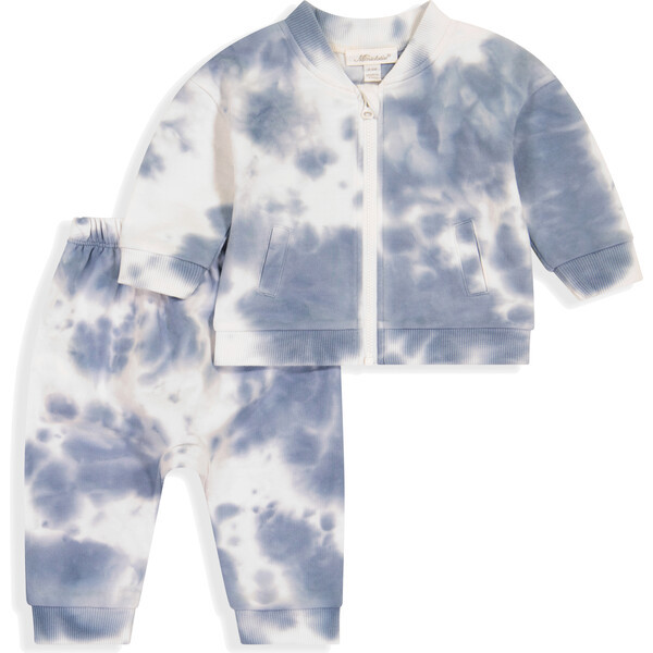 Tie Dye Jacket & Pant Set, Blue | Maisonette