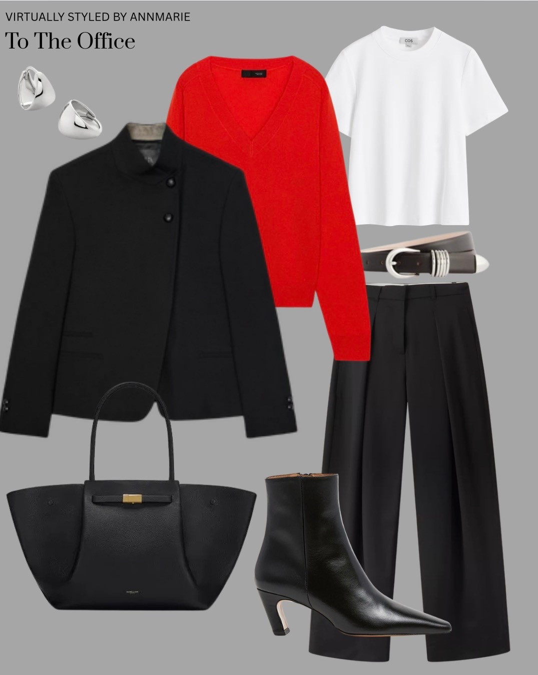 3 outfits with a v neck jumper & white t-shirt  

#LTKstyletip