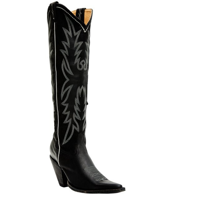 Idyllwind Women's Gwennie Nilo Tall Leather Western Boot Snip Toe Black - Fueled by Miranda Lambe... | Walmart (US)