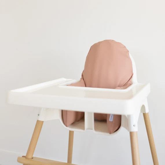 WIPEABLE Terracotta Vegan Leather IKEA Highchair Cushion Cover - Etsy | Etsy (US)