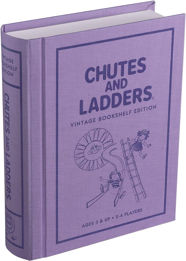 WS Game Company Men's Chutes & Ladders Vintage Bookshelf Edition | Amazon (US)