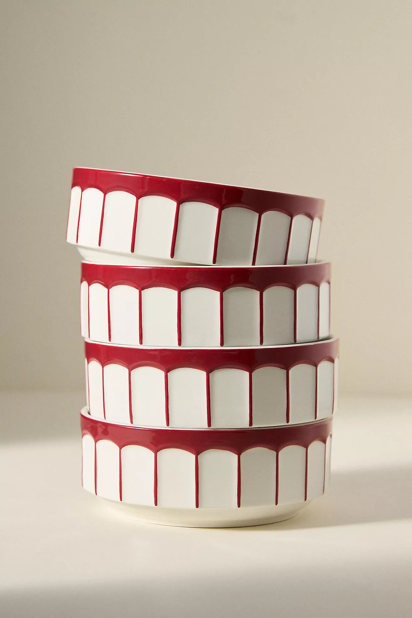 The Latte Stoneware Cereal Bowls, Set of 4: Boulevard Edition | Anthropologie (US)