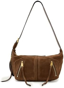 AllSaints Jean Rey Suede Shoulder | Amazon (US)