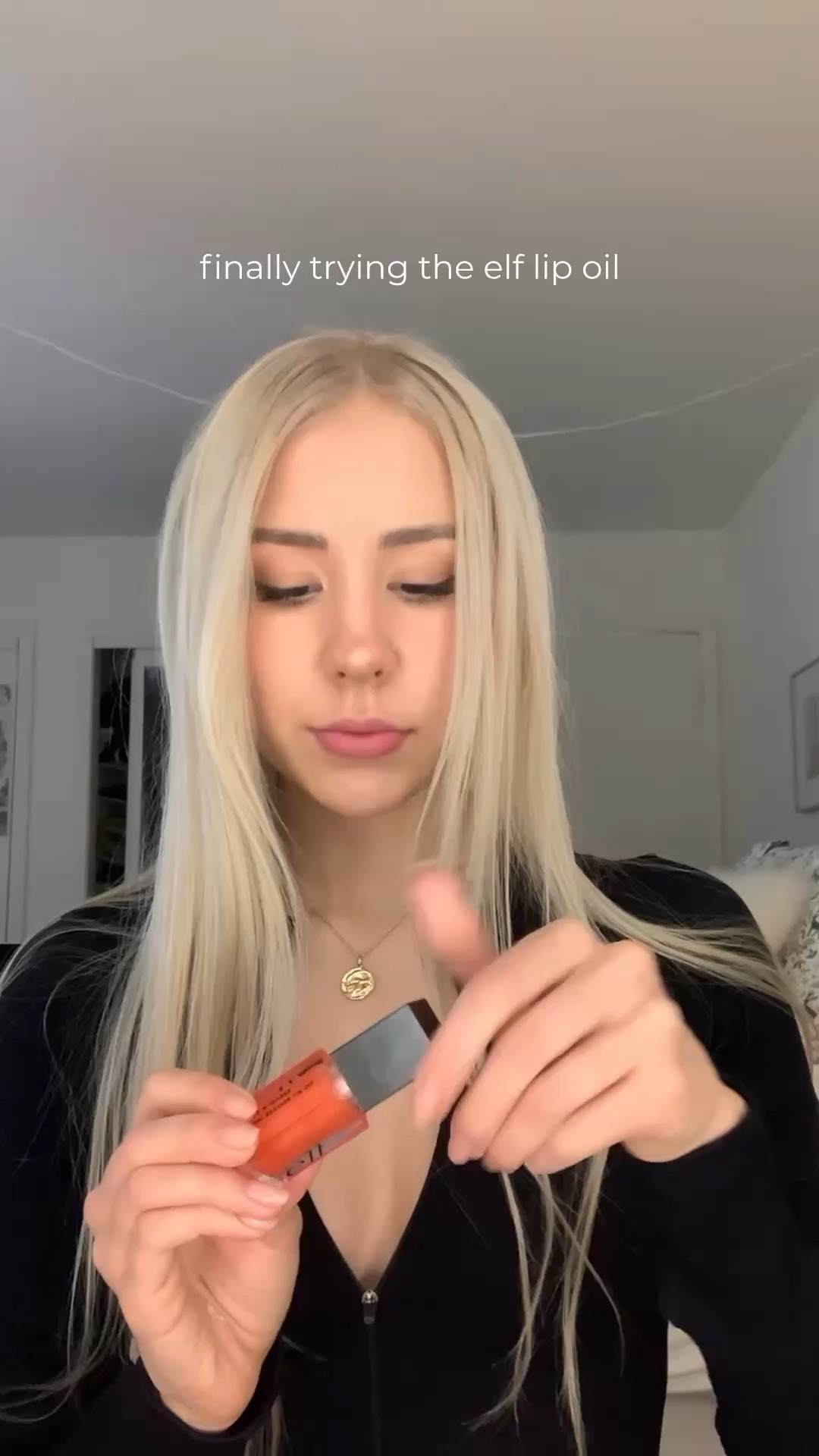 I really like this elf lip oil! Didn’t think I’d like this color at first because I don’t usually go for peach but it’s super subtle and I think it looks nice! I love how this feels & smells/tastes too lol

#LTKVideo #LTKfindsunder50 #LTKbeauty