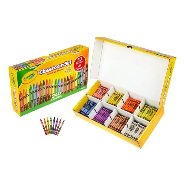 (2 pack) Crayola Classroom Set Bulk Crayons, 240 Ct, Classroom Supplies for Teachers, Back to Sch... | Walmart (US)