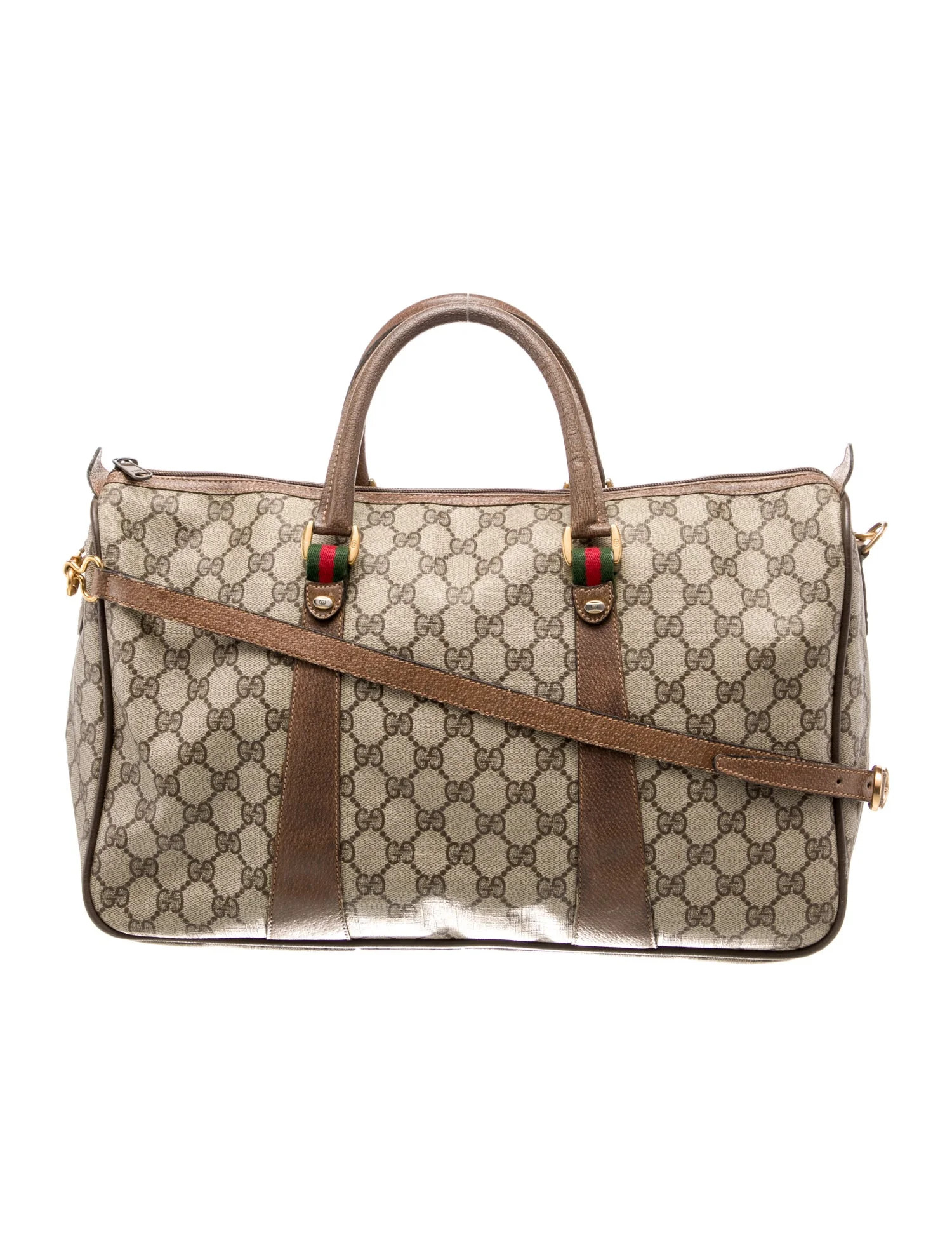 Gucci GG Plus Boston - Neutrals Handle Bags, Handbags - GUC1970868 | The RealReal | The RealReal