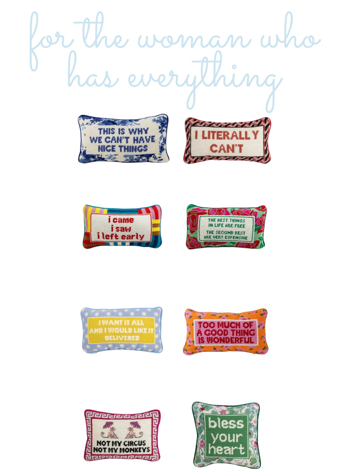 Needlepoint pillows 

#LTKHoliday #LTKhome