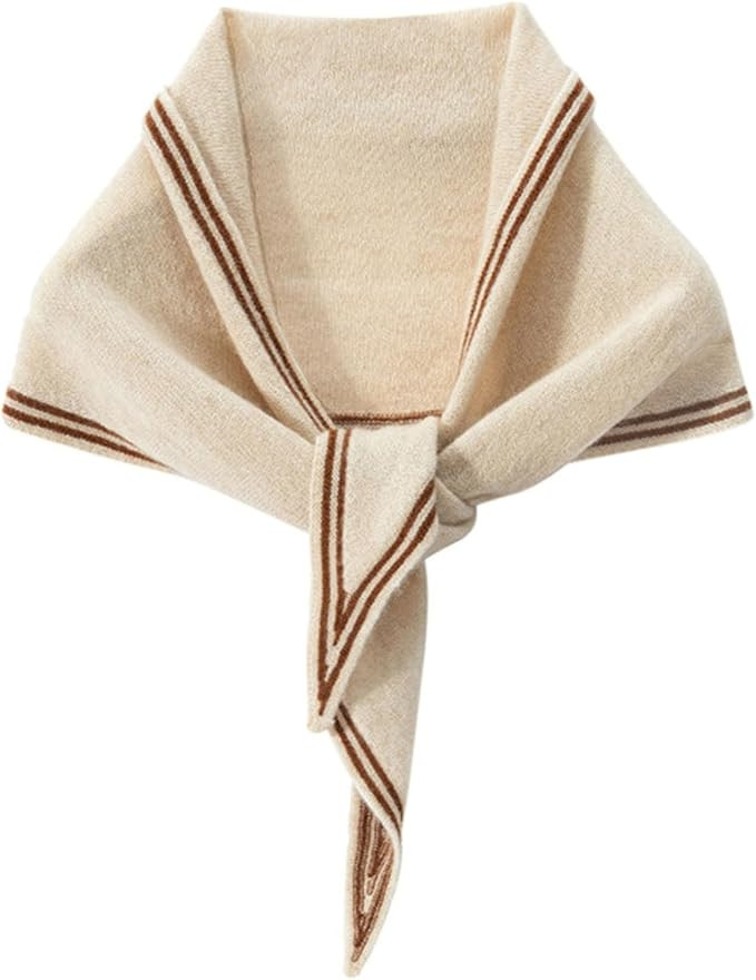 rafonie 100% Cashmere Triangle Scarf for Women Winter, Wool Scarf Neck Warmer, Warm Triangle Shaw... | Amazon (US)