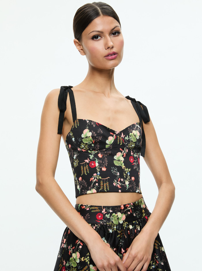 HELENE BUSTIER TOP | Alice + Olivia