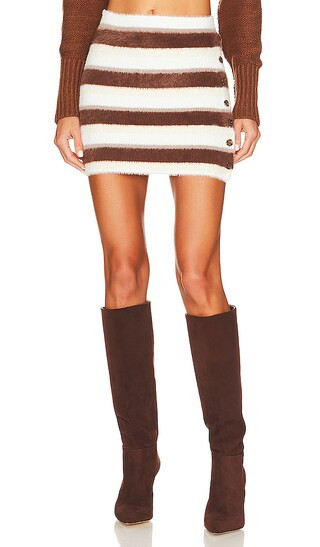 Ciara Sweater Mini Skirt in Cashmere Combo | Revolve Clothing (Global)