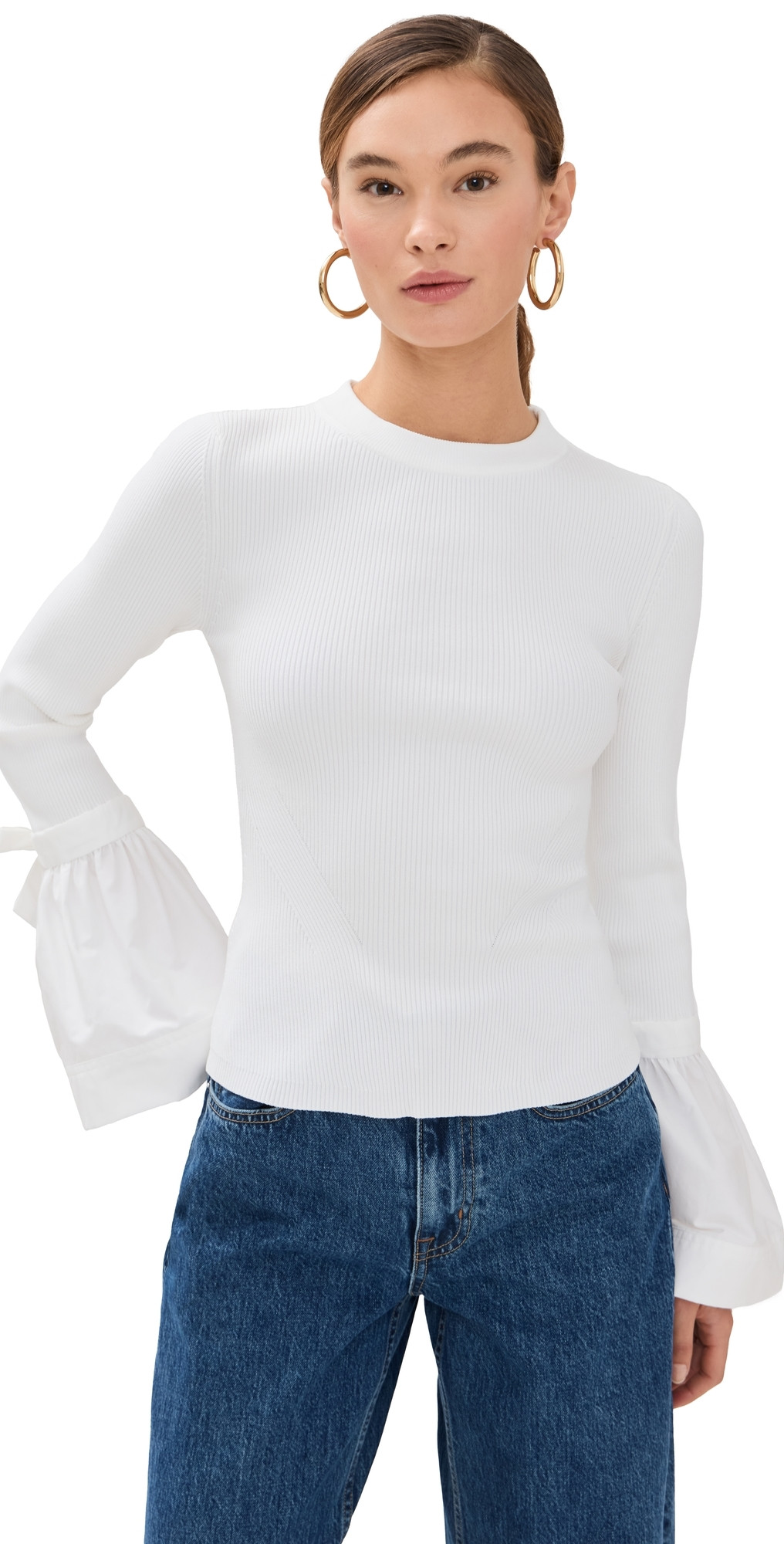 SIMKHAI Agata Top White XL | Shopbop