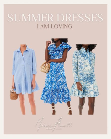 Summer dresses I am loving! These blues are perfect for European vacation, wedding guest, or other special events! 

#LTKwedding #LTKstyletip #LTKparties