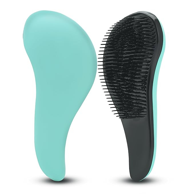 Detangling Hair Brush For Kids And Adults, Gentle Hair Care Wet Brush With Soft Flexible Bristles... | Amazon (US)