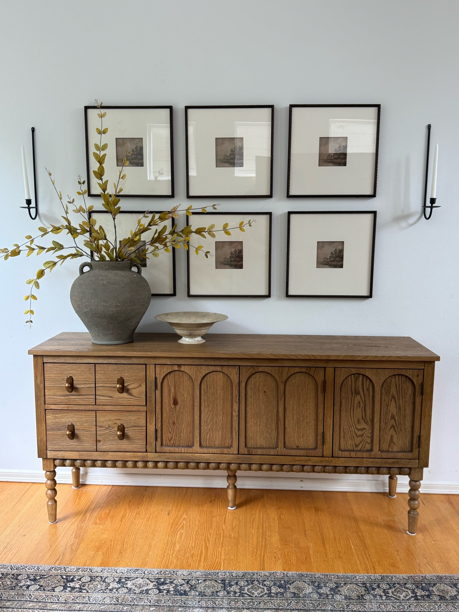 Assembly was SO EASY! I did it myself in about 35 minutes. I swapped out the knobs for different ones I also found on Amazon. It also comes in dark brown. I truly cannot believe the quality of this, the price, and how stunning it has made my dining room 🤩 
#amazonprimeday #primeday #buffettable #tvstand #homedecor

#LTKmomlife #LTKHome #LTKdayinmylife