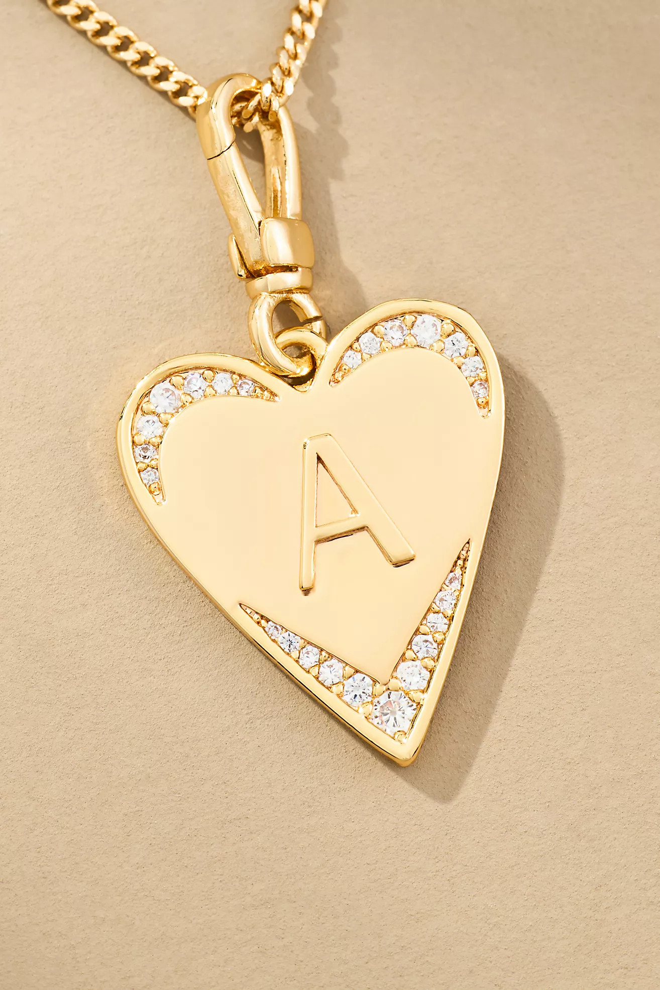Monogram Heart Necklace | Anthropologie (US)