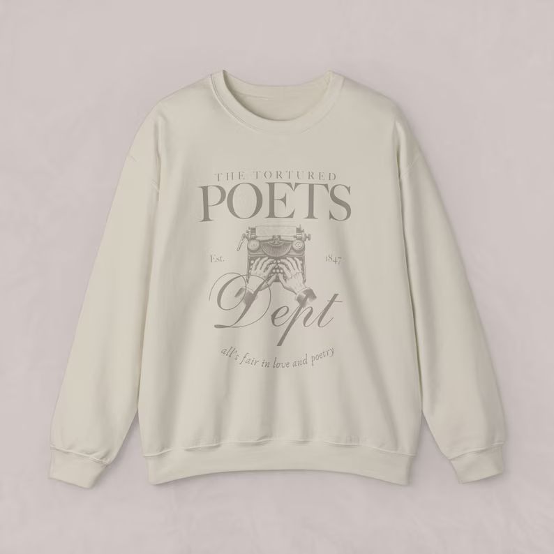 All's Fair Poetry Dept Graphic Shirt Lyrics, Vintage, Unisex Tee, Light Academia - Etsy | Etsy (US)