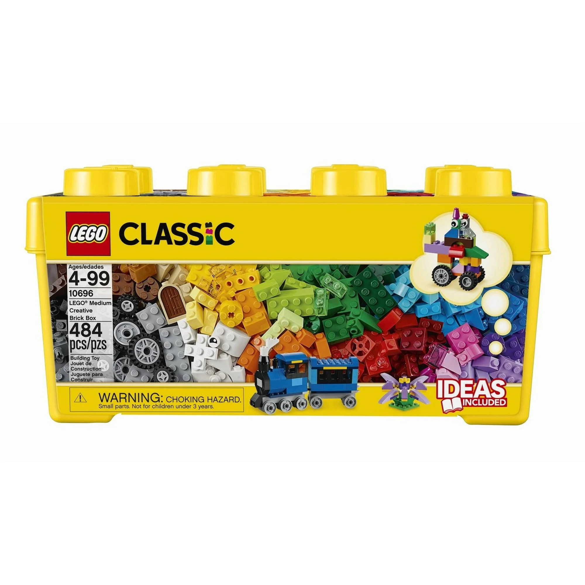 LEGO Classic Medium Creative Brick Box , Toy Set with Train, Car, Tiger, Christmas Gift for Kids ... | Walmart (CA)